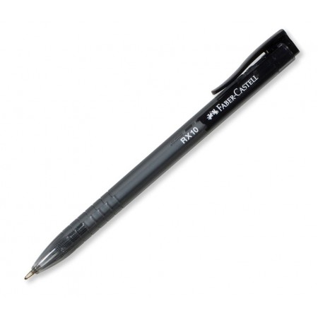 Roller 1.0mm semi-gel cu mecanism negru rx10 faber-castell Roller 1.0mm semi-gel cu mecanism negru rx10 faber-castell
