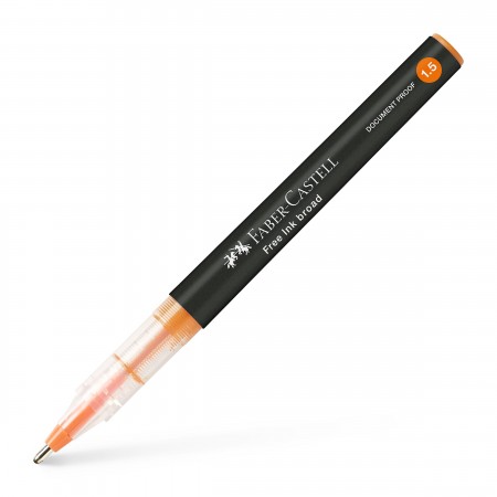 Roller free ink 1.5mm portocaliu faber-castell