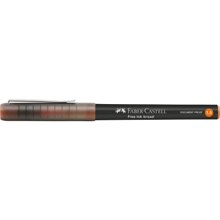 Roller free ink 1.5mm portocaliu faber-castell