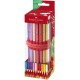 Rollup 18 creioane colorate grip+ ascutitoare sleeve faber-castell Rollup 18 creioane colorate grip+ ascutitoare sleeve faber-castell