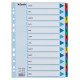 Separatoare index carton ian-dec mylar esselte