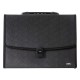 Servieta plastic rigid cu maner 7 compart. neagra deli Servieta plastic rigid cu maner 7 compart. neagra deli