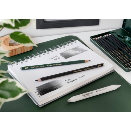 Set 20 buc creion grafit mat + castell 9000 faber-castell Set 20 buc creion grafit mat + castell 9000 faber-castell