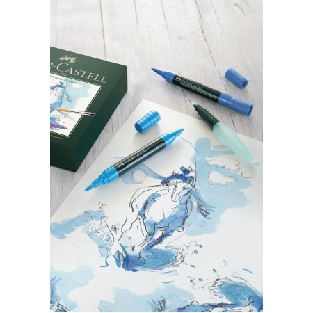 Set 30 markere solubile albrecht durer faber-castell