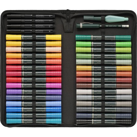 Set 30 markere solubile albrecht durer + 4 bucati pitt artist pens + perfect pencil + pensula