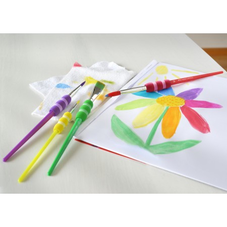 Set 4 pensule soft touch faber-castell