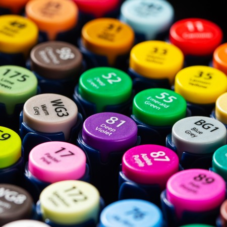 Set 40 markere sketching varf dublu rotund/tesit husa textila deli