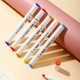 Set 80 markere sketching varf dublu rotund 1mm/tesit 7mm cut plastic color emotion deli
