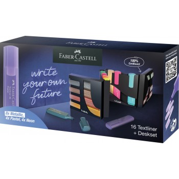 Set birou 16 buc textmarker 46 faber-castell