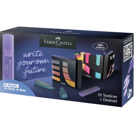 Set birou 16 buc textmarker 46 faber-castell