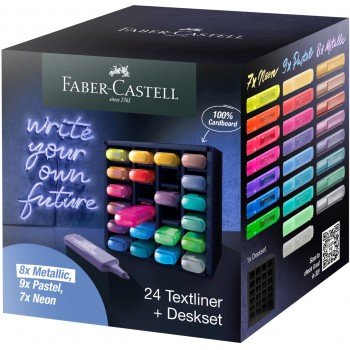 Set birou 24 buc textmarker 46 faber-castell