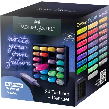 Set birou 24 buc textmarker 46 faber-castell