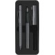 Set cadou stilou + pix grip 2011 gri antracit faber-castell Set cadou stilou + pix grip 2011 gri antracit faber-castell