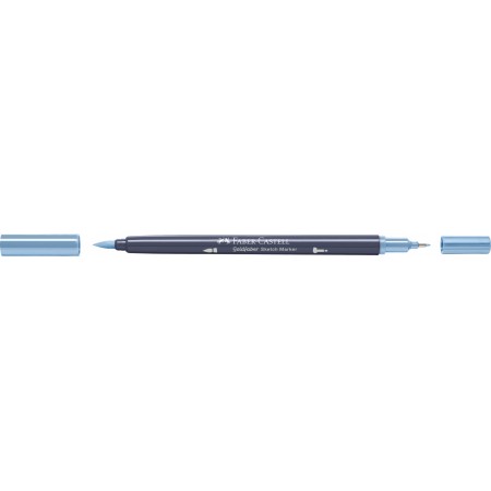 Sketch marker 2 capete bleu porumbel inchis 453 goldfaber faber-castell