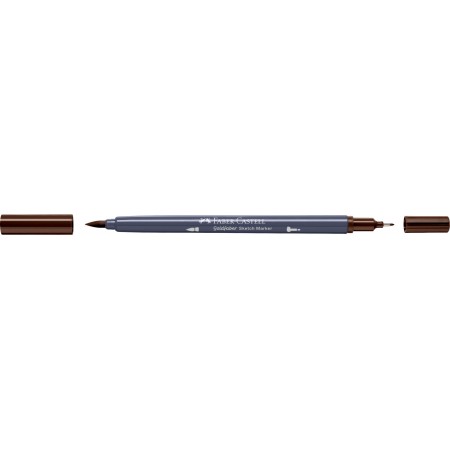 Sketch marker 2 capete maro ars 280 goldfaber faber-castell
