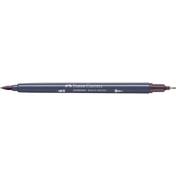 Sketch marker 2 capete mov prafuit 347 goldfaber faber-castell
