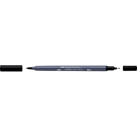 Sketch marker 2 capete negru 199 goldfaber faber-castell
