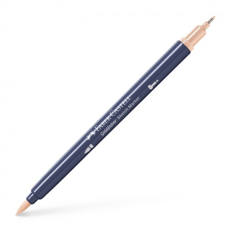 Sketch marker 2 capete nisipiu 281 goldfaber faber-castell Sketch marker 2 capete nisipiu 281 goldfaber faber-castell