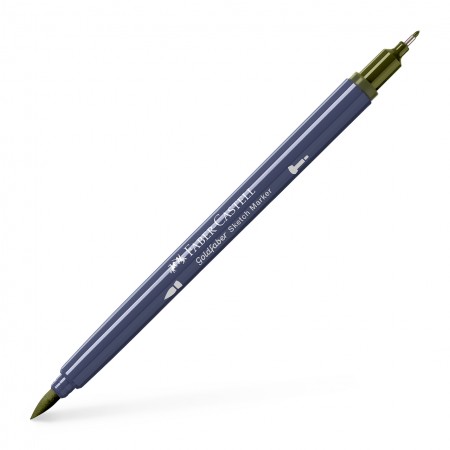 Sketch marker 2 capete olive galbui 173 goldfaber faber-castell