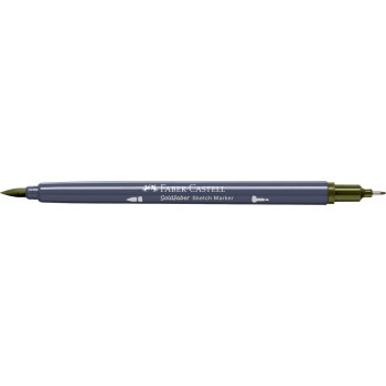 Sketch marker 2 capete olive galbui 173 goldfaber faber-castell