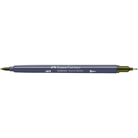 Sketch marker 2 capete olive galbui 173 goldfaber faber-castell