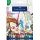 Sketch marker 2 capete set 24 manga goldfaber faber-castell