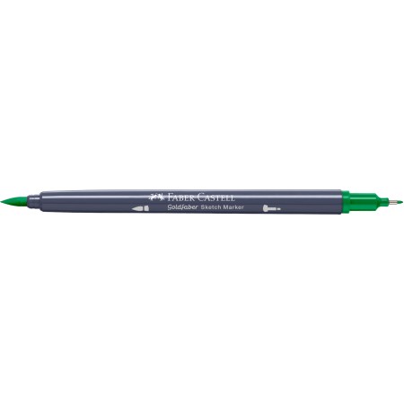 Sketch marker 2 capete verde monstru 316 goldfaber faber-castell