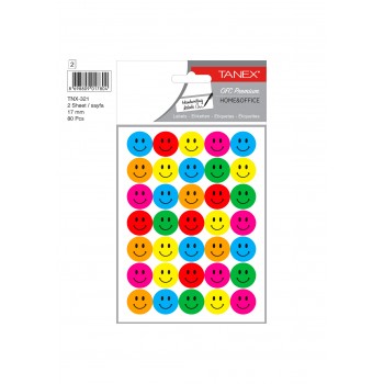 Sticker smiley asortate 2/set tnx-321 tanex