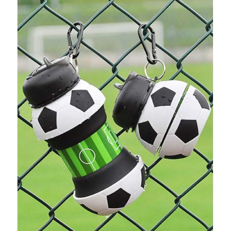 Sticla lichide pliabila 550ml fotbal pigna