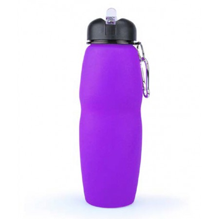 Sticla lichide pliabila 700ml mov pigna Sticla lichide pliabila 700ml mov pigna