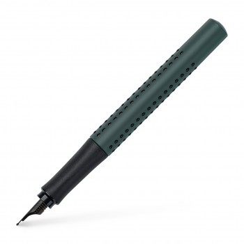 Stilou grip 2011 verde inchis f faber-castell