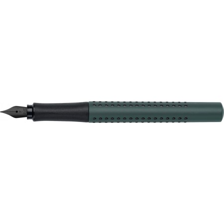 Stilou grip 2011 verde inchis f faber-castell