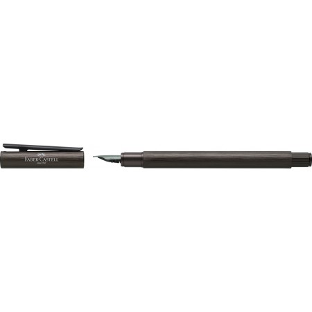 Stilou neo slim aluminium negru m faber-castell