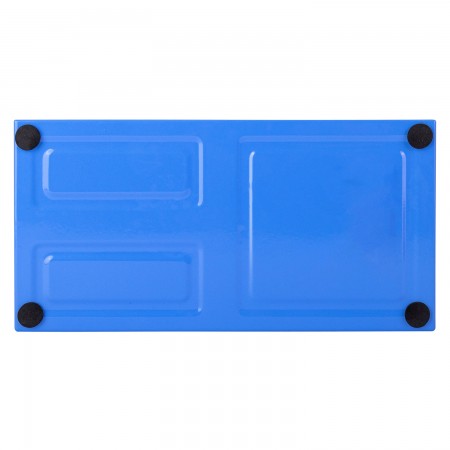 Suport birou 3 compartimente mesh color deli