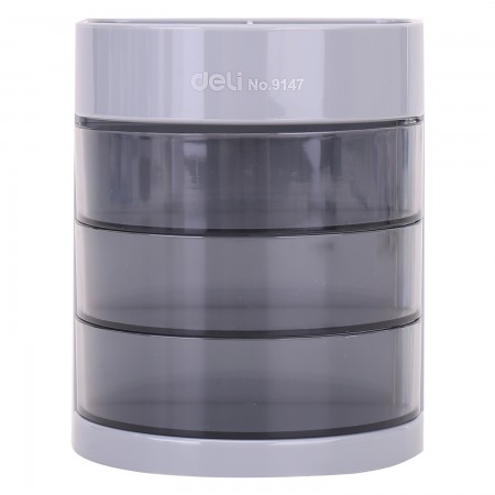 Suport birou 6 compartimente gri deli