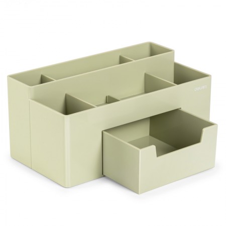 Suport birou 7 compartimente + sertar vernil deli