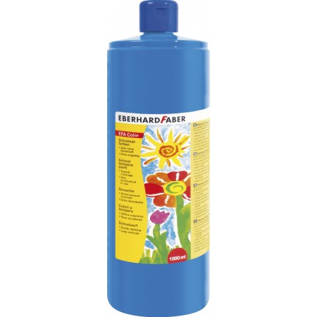 Tempera 1000 ml albastru deschis eberhard faber