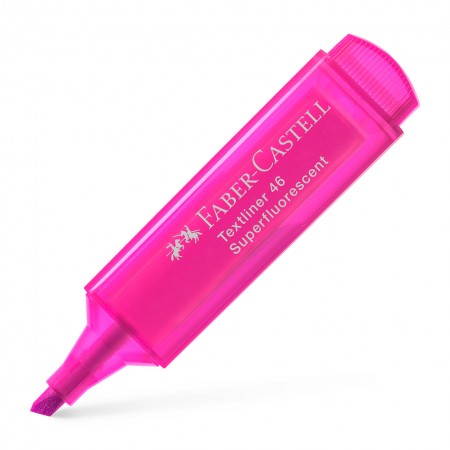 Textmarker roz superfluorescent 1546 faber-castell
