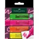 Textmarker set 4 superfluorescent gen z cutie carton faber-castell