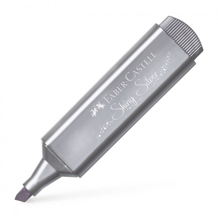 Textmarker set 6 metalizat cutie carton 2024 faber-castell