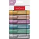 Textmarker set 6 metalizat cutie carton 2024 faber-castell