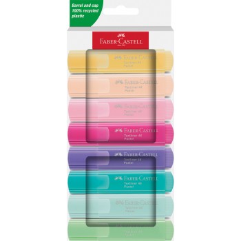 Textmarker set 8 pastel 1546 cutie carton 2024 faber-castell