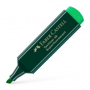 Textmarker verde 1548 faber-castell