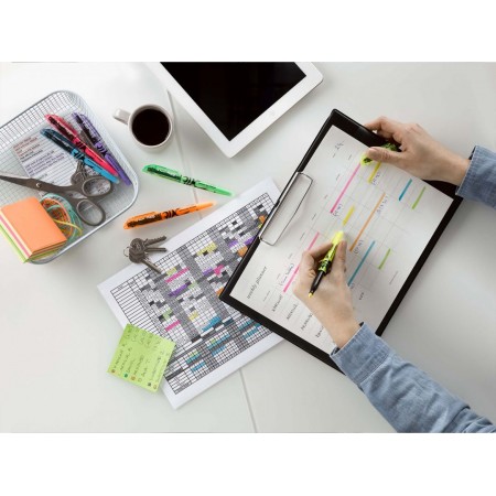 Textmarker verde light frixion pilot